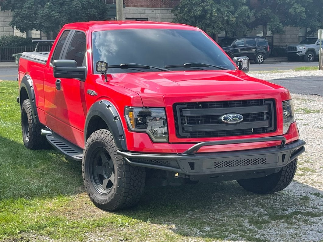 Barricade Pre-Runner Front Bumper with Skid Plate (09-14 F-150, Excluding Raptor)