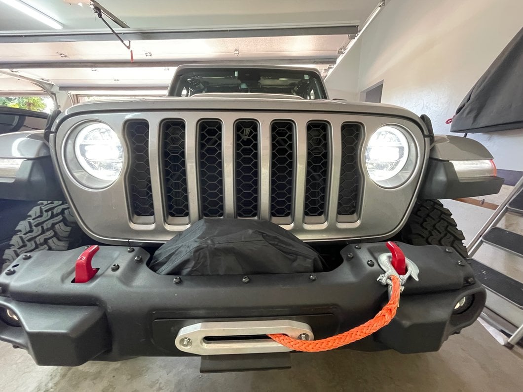 Barricade 12,000 lb. Winch with Synthetic Rope (Universal; Some Adaptation May Be Required)