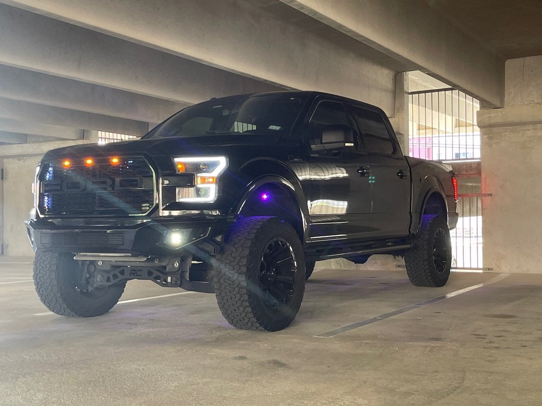 Barricade HD Off-Road Front Bumper with LED Fog Lights (15-17 F-150, Excluding Raptor)