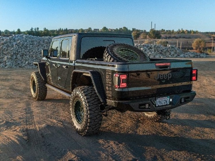 Barricade Aluminum Inner Fender Liners; Front and Rear (20-25 Jeep Gladiator JT)