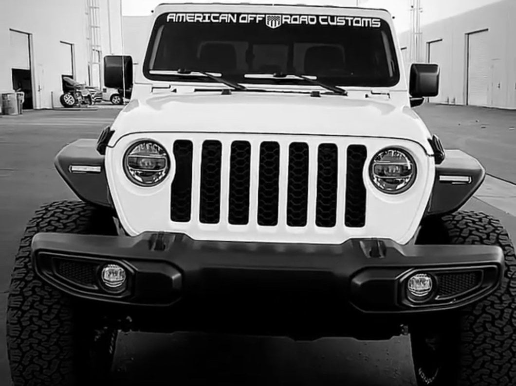 Barricade Tubular Fender Flares with LED DRL and Marker Lights; Front and Rear (20-25 Jeep Gladiator JT)