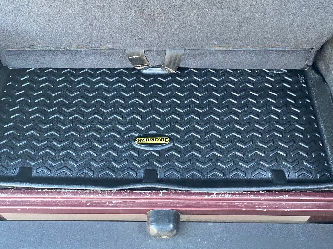 Barricade Cargo Liner; Black (97-06 Jeep Wrangler TJ, Excluding Unlimited)