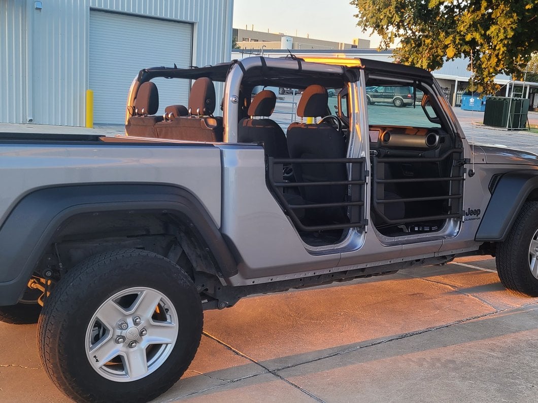 Barricade Tubular Adventure Doors; Rear (20-25 Jeep Gladiator JT)