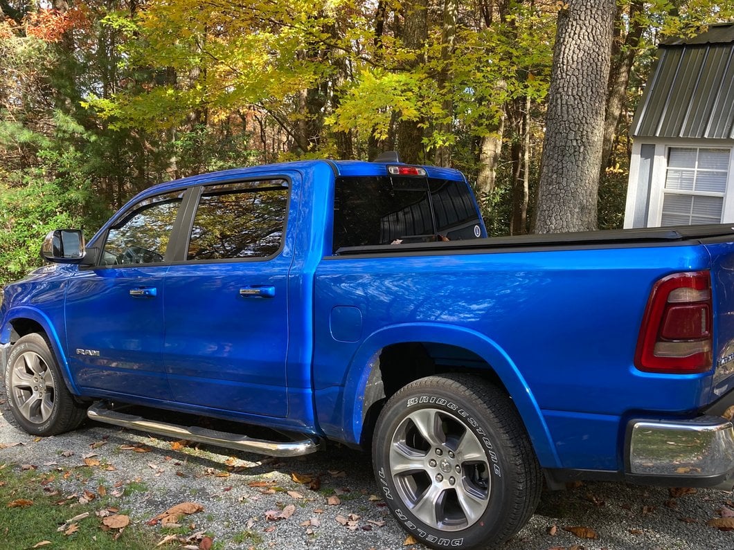 Barricade 3-Inch Side Step Bars; Stainless Steel (19-25 RAM 1500 Crew Cab)