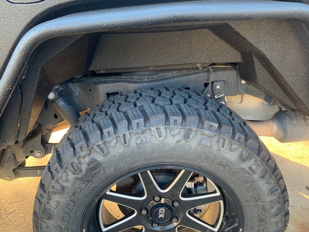 Barricade Aluminum Inner Fender Liners; Rear (20-25 Jeep Gladiator JT)