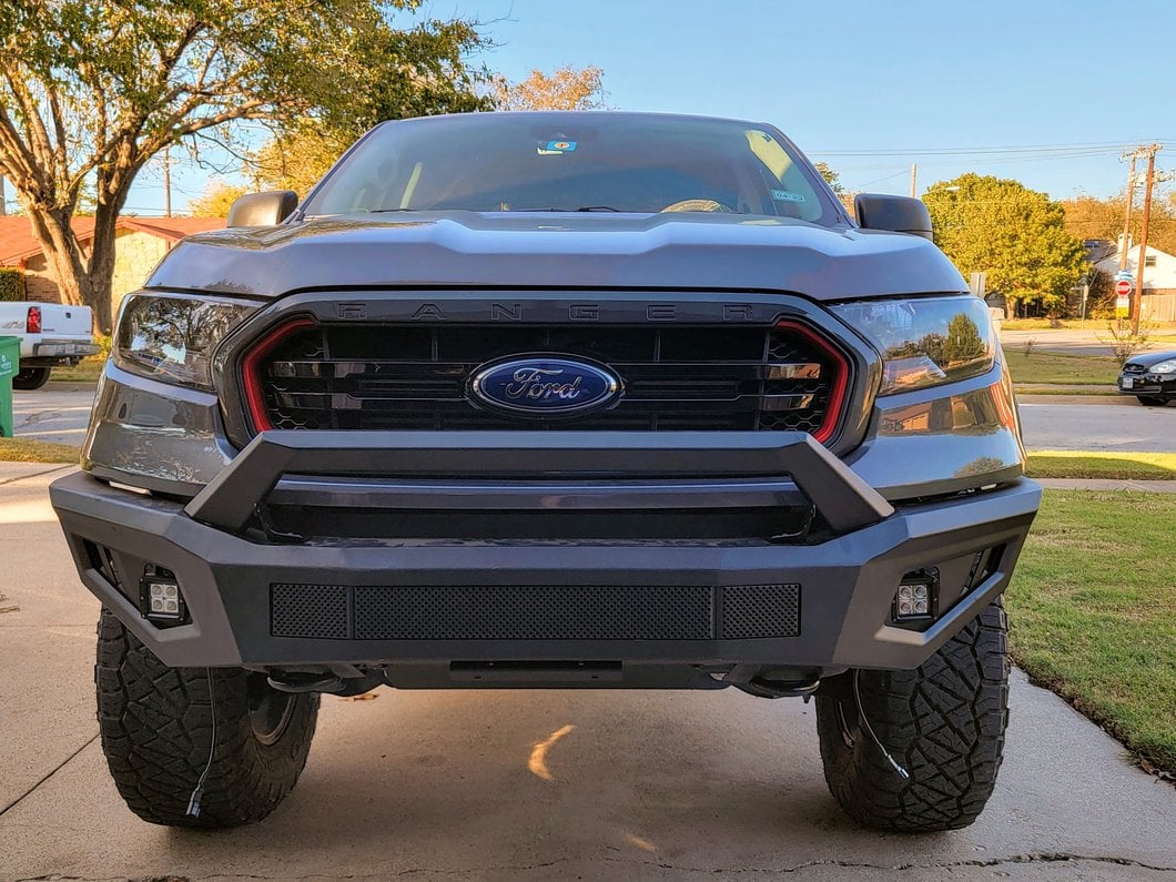 Barricade HD Off-Road Front Bumper with LED Fog Lights (19-23 Ranger)
