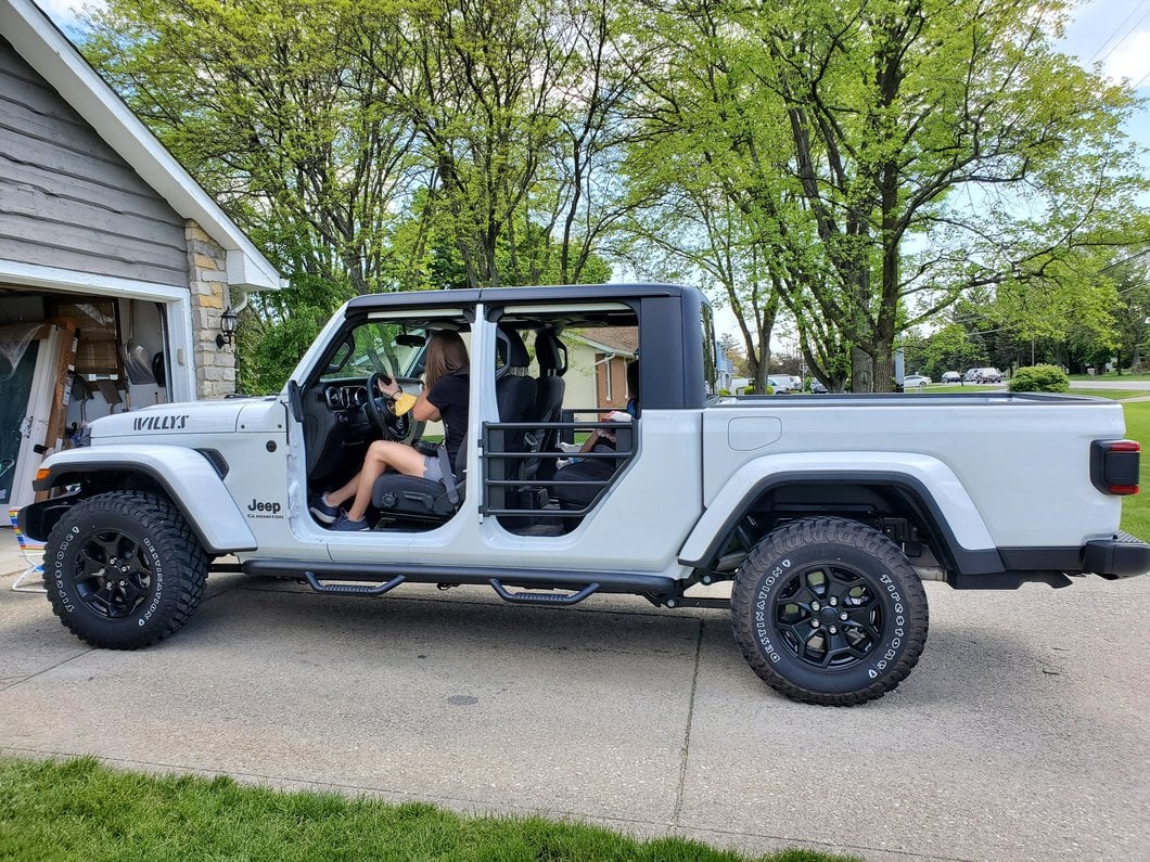Barricade Tubular Adventure Doors; Rear (20-25 Jeep Gladiator JT)