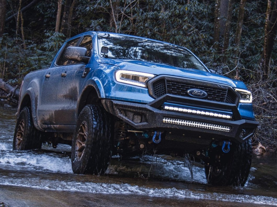 Barricade HD Off-Road Front Bumper with LED Fog Lights (19-23 Ranger)