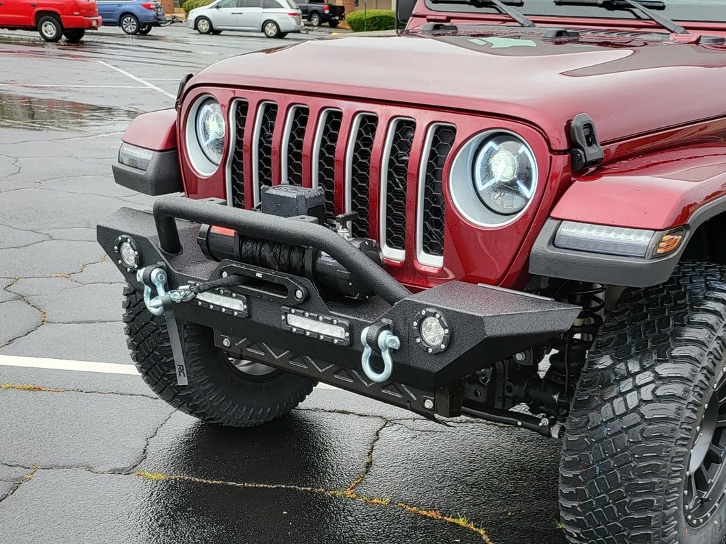 Barricade Trail Force HD Front Bumper with LED Lights (20-25 Jeep Gladiator JT)
