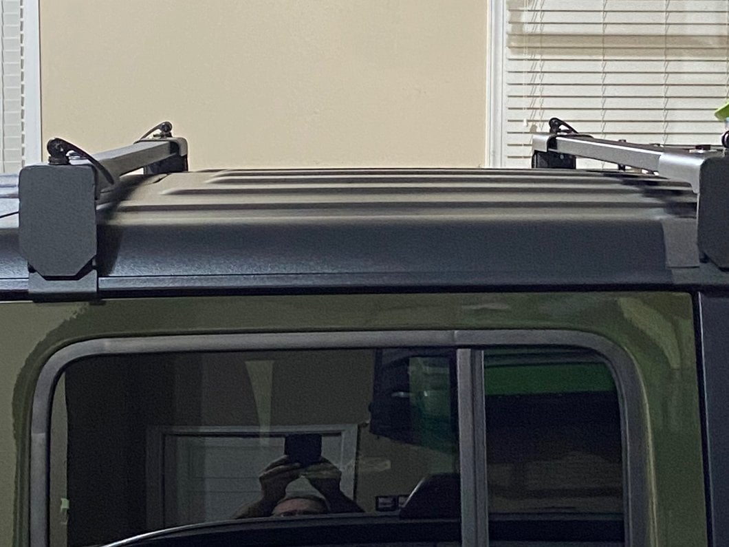 Barricade Two Bar Removable Roof Rack For Factory Hardtop Only (20-25 Jeep Gladiator JT)