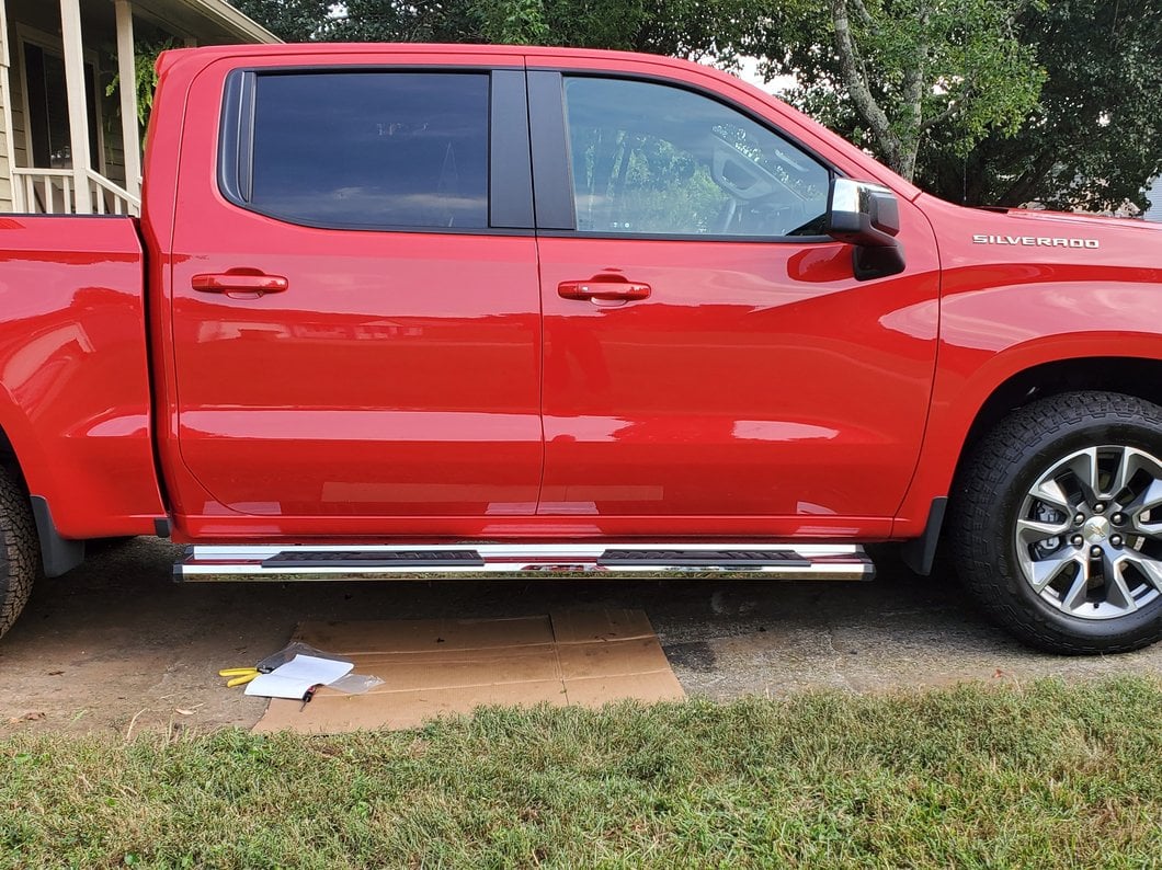 Barricade S6 Running Boards; Stainless Steel (19-25 Silverado 1500 Crew Cab)