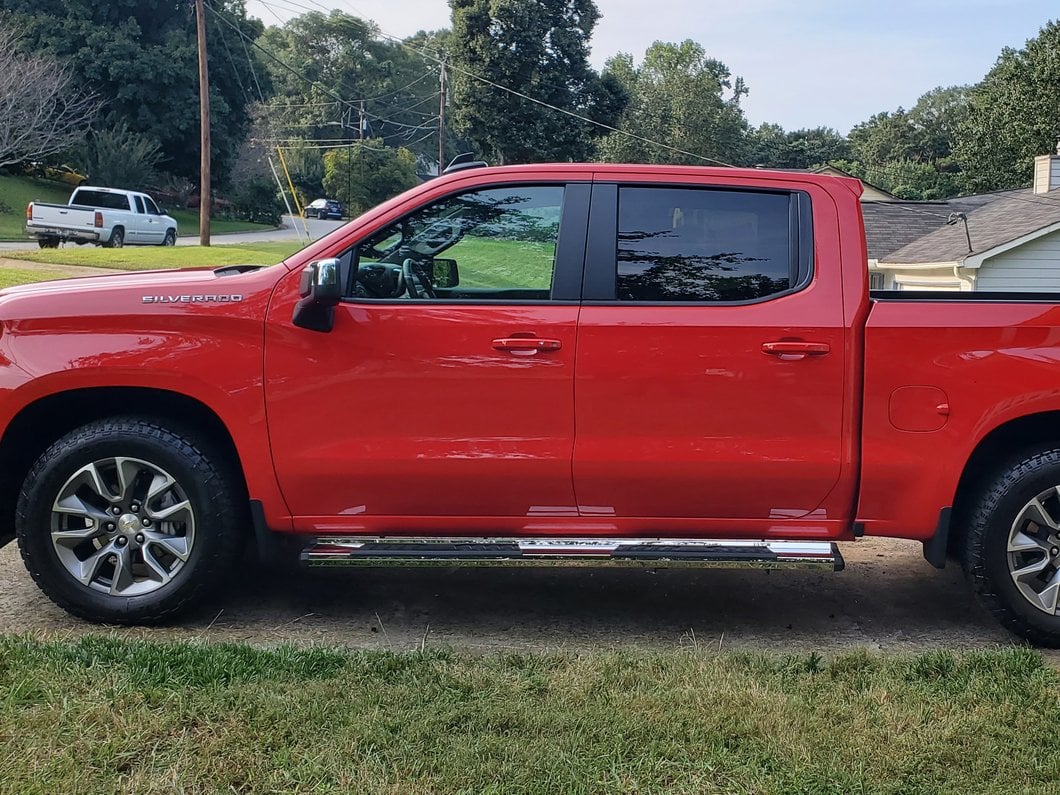 Barricade S6 Running Boards; Stainless Steel (19-25 Silverado 1500 Crew Cab)