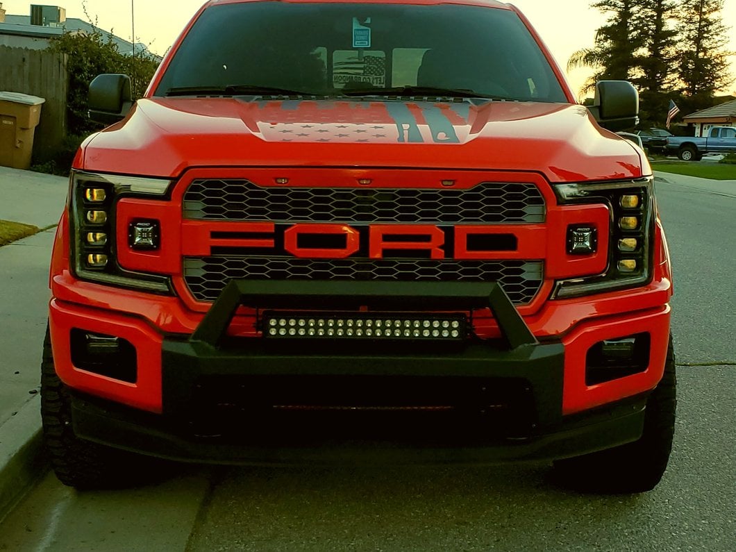 Barricade CSD Front Bumper with 20-Inch Dual Row LED Light Bar (18-20 F-150, Excluding Raptor)