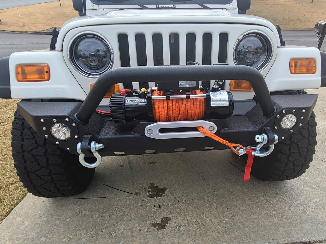 Barricade 10,000 lb. Winch with Synthetic Rope and Wireless Control (Universal; Some Adaptation May Be Required)