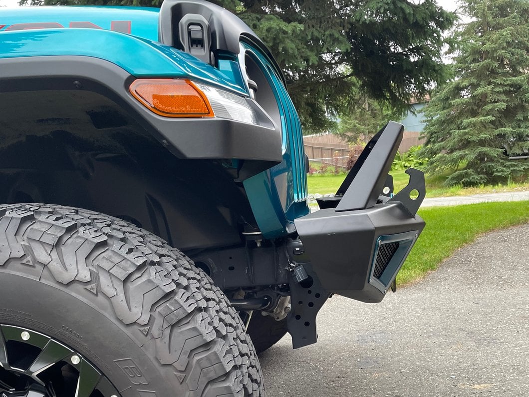 Barricade X-Series Front Bumper; Black Inserts (18-25 Jeep Wrangler JL)