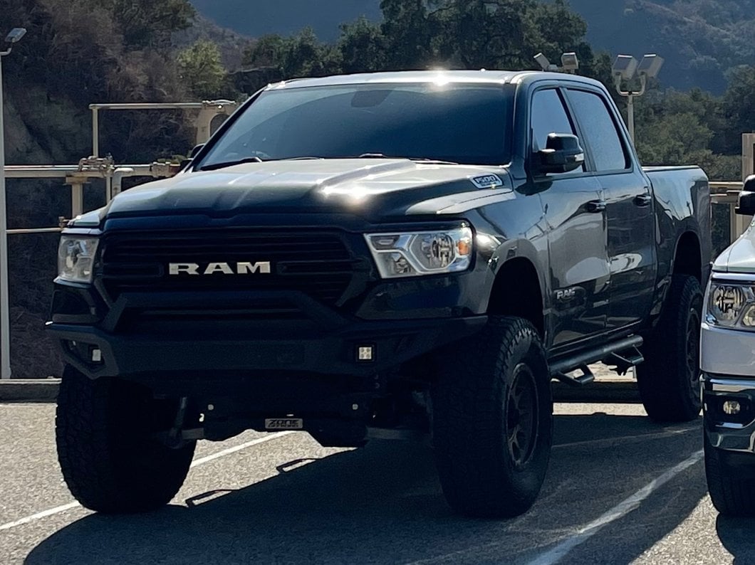 Barricade HD Off-Road Front Bumper with LED Fog Lights (19-24 RAM 1500, Excluding Rebel & TRX)