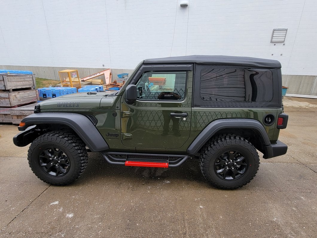 Barricade Tough Guard FormFit Window Visors (18-25 Jeep Wrangler JL 2-Door)