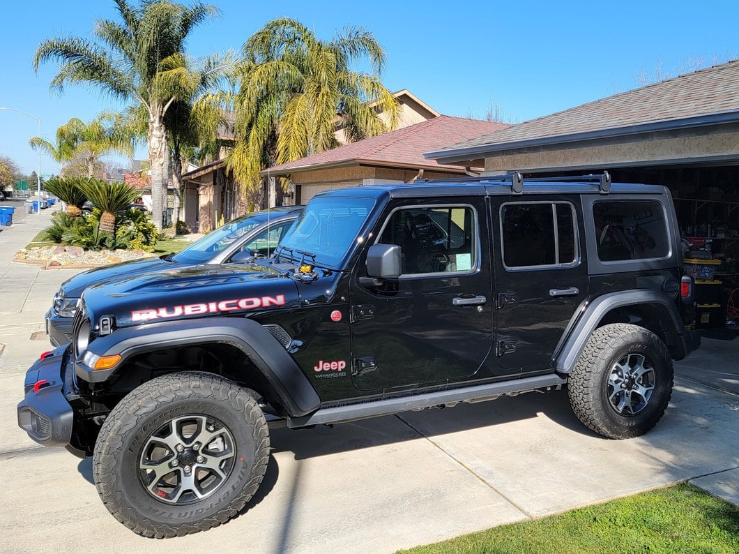 Barricade Two Bar Removable Roof Rack For Factory Hardtop Only (18-25 Jeep Wrangler JL 4-Door)