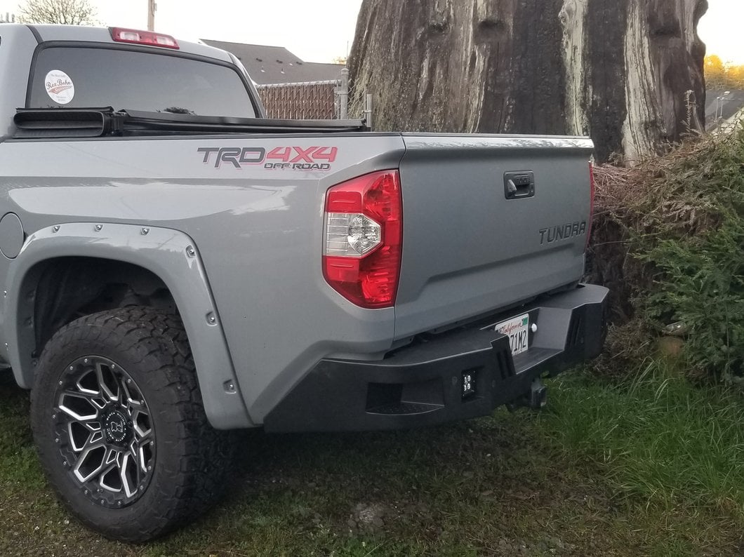 Barricade HD Rear Bumper with LED Fog Lights (14-21 Tundra)