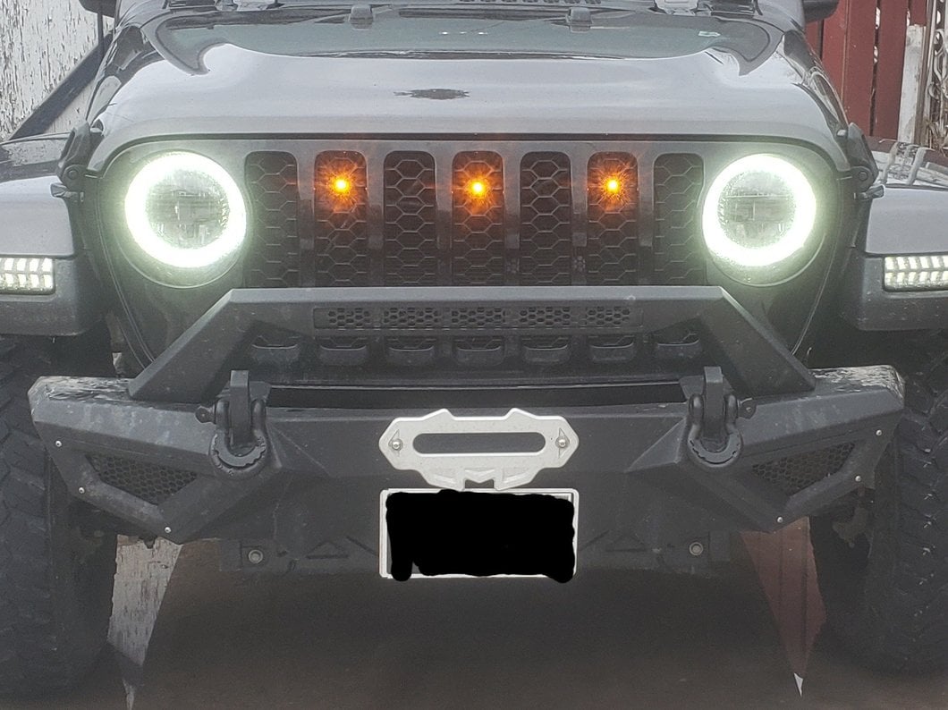 Barricade X-Series Front Bumper; Black Inserts (20-25 Jeep Gladiator JT)