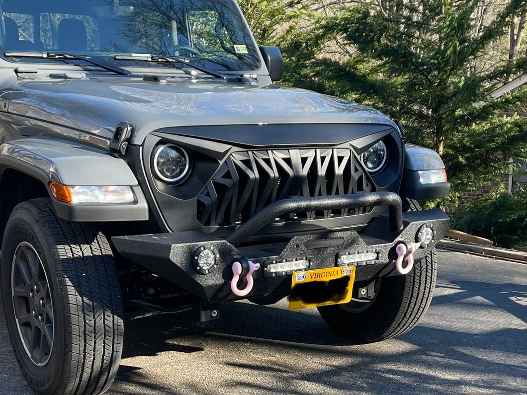 Barricade Trail Force HD Front Bumper with LED Lights (20-25 Jeep Gladiator JT)