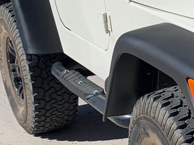 Barricade Replacement Step Pad for Barricade 4-Inch Tubular Oval Straight End Side Step Bars Only; 21.70-Inch x 4-Inch