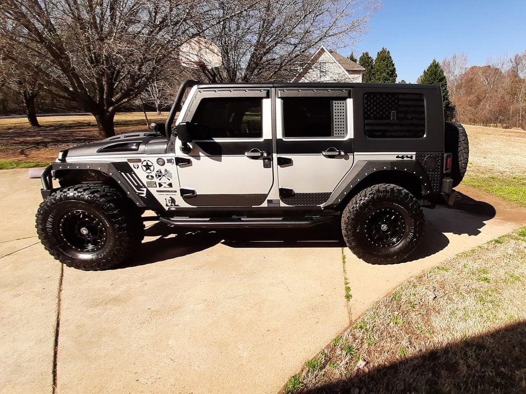 Barricade Tough Guard FormFit Window Visors (07-18 Jeep Wrangler JK 4-Door)