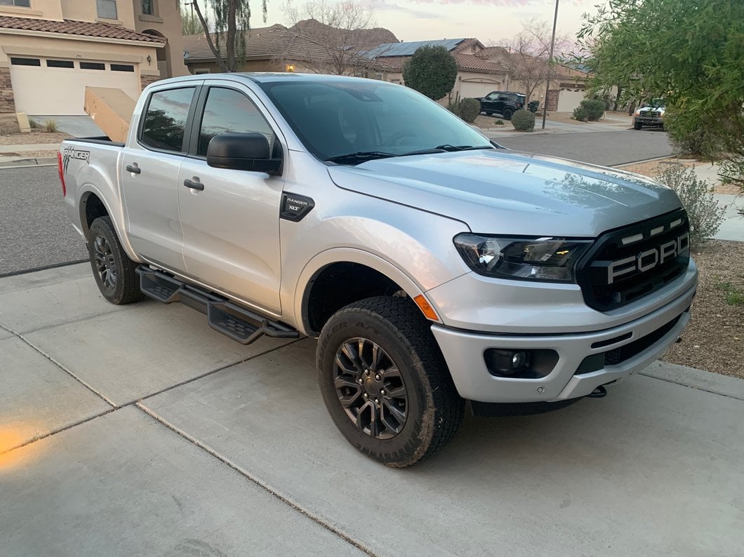 Barricade NB1 Running Boards; Textured Black (19-25 Ranger SuperCrew)