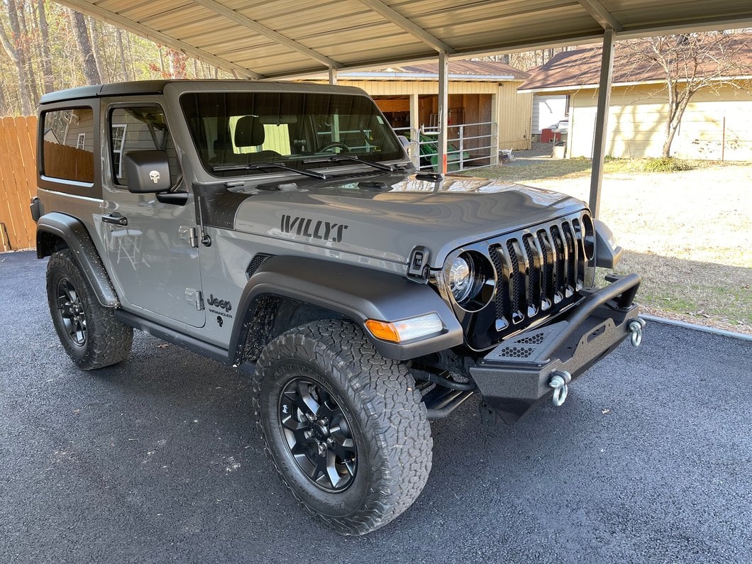 Barricade Battalion Stubby Front Bumper (18-25 Jeep Wrangler JL)
