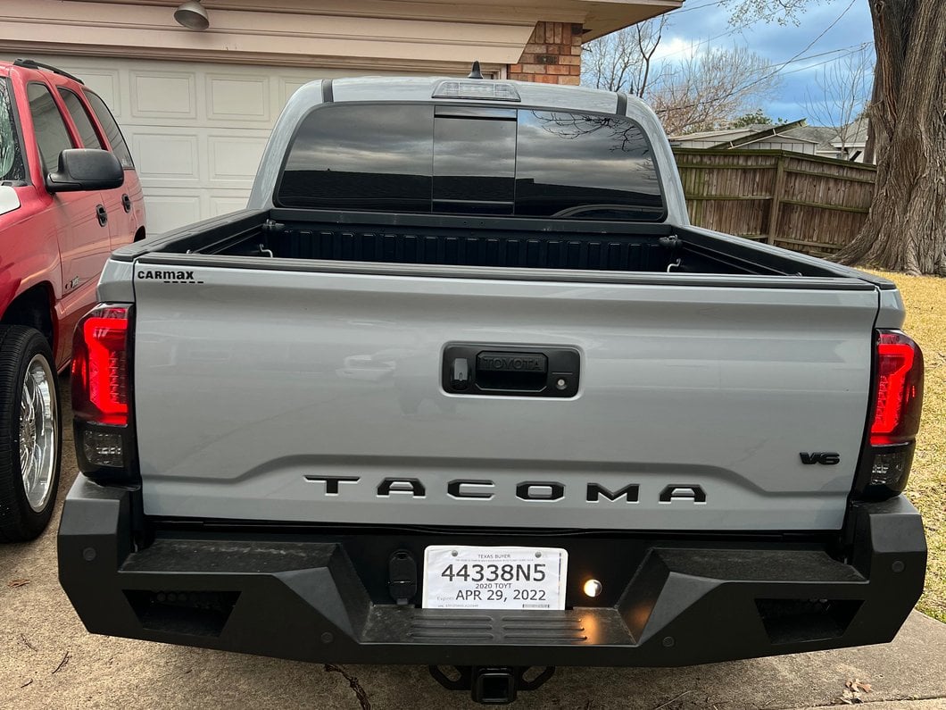 Barricade HD Rear Bumper with LED Fog Lights (16-23 Tacoma w/o BSM & RCTA)