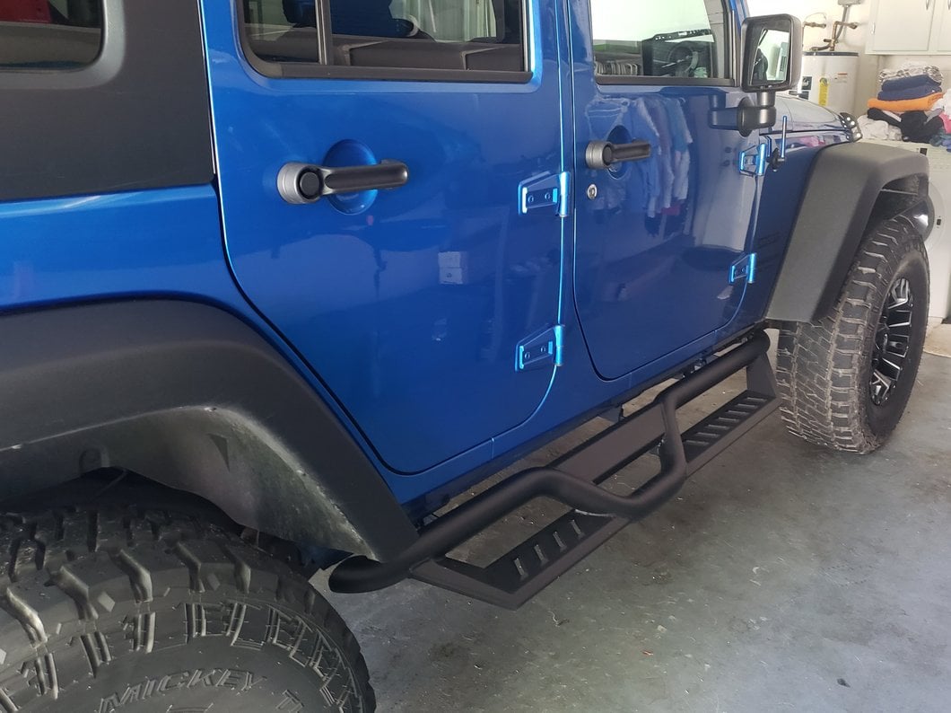 Barricade HD Drop Side Step Bars (07-18 Jeep Wrangler JK 4-Door)