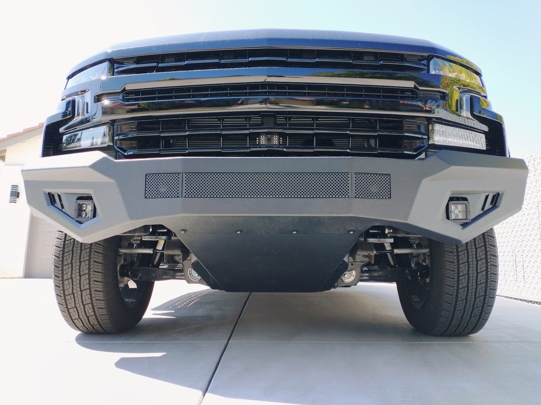 Barricade Skid Plate for Barricade HD Off-Road Front Bumper S112416 Only (19-21 Silverado 1500)