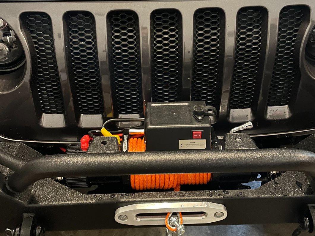 Barricade 10,000 lb. Winch with Synthetic Rope and Wireless Control (Universal; Some Adaptation May Be Required)