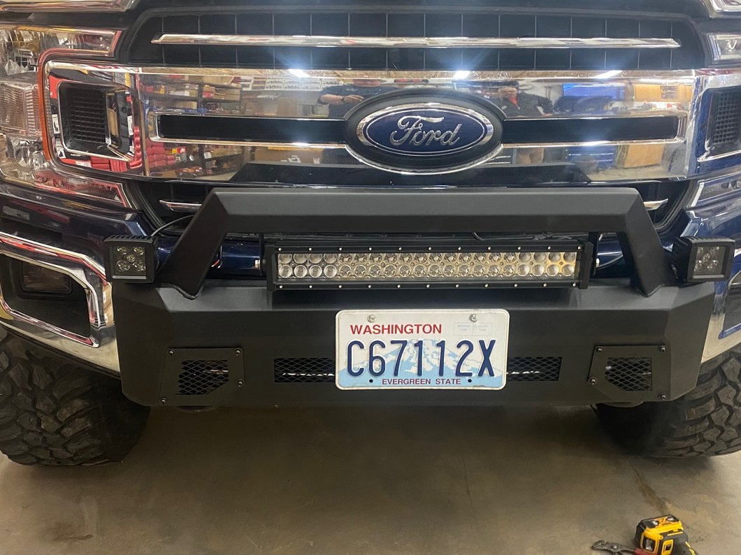 Barricade CSD Front Bumper with 20-Inch Dual Row LED Light Bar (18-20 F-150, Excluding Raptor)