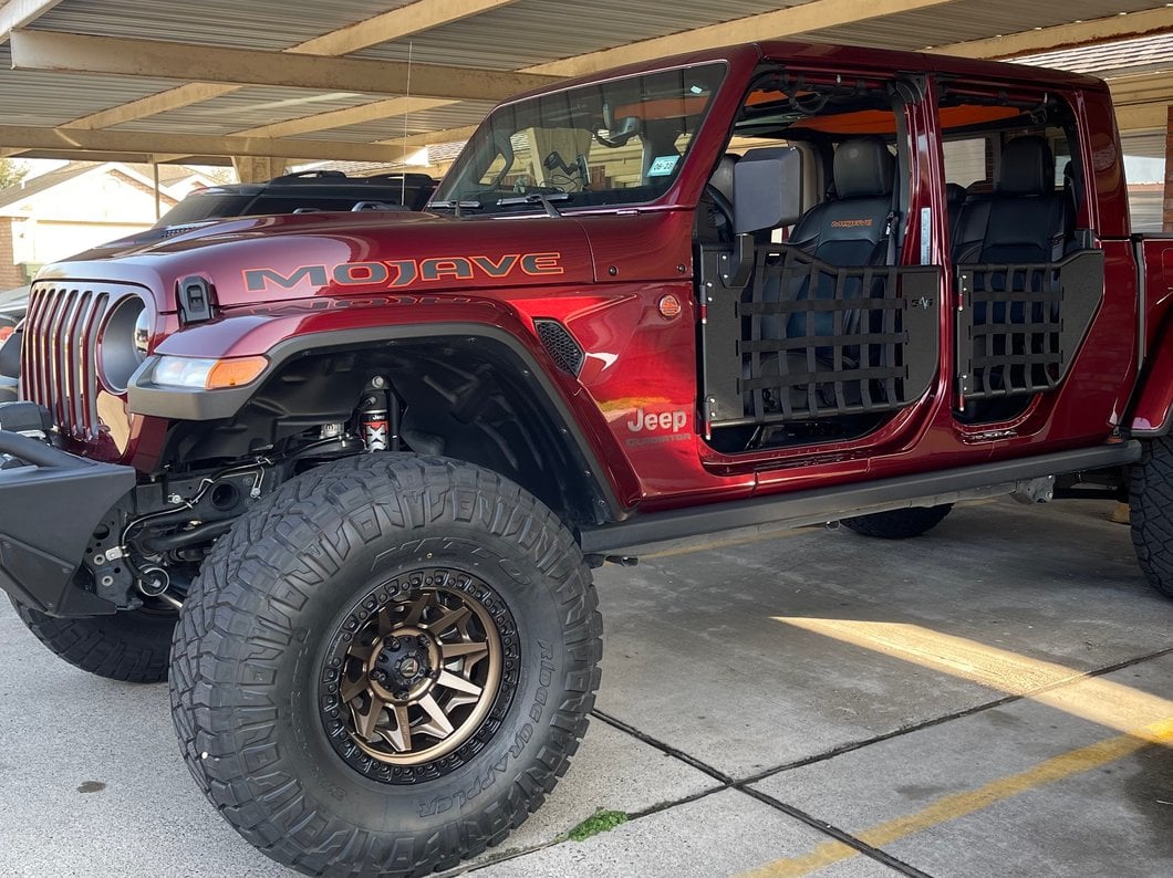 Barricade Tubular Matrix Doors with Mirrors (20-25 Jeep Gladiator JT)