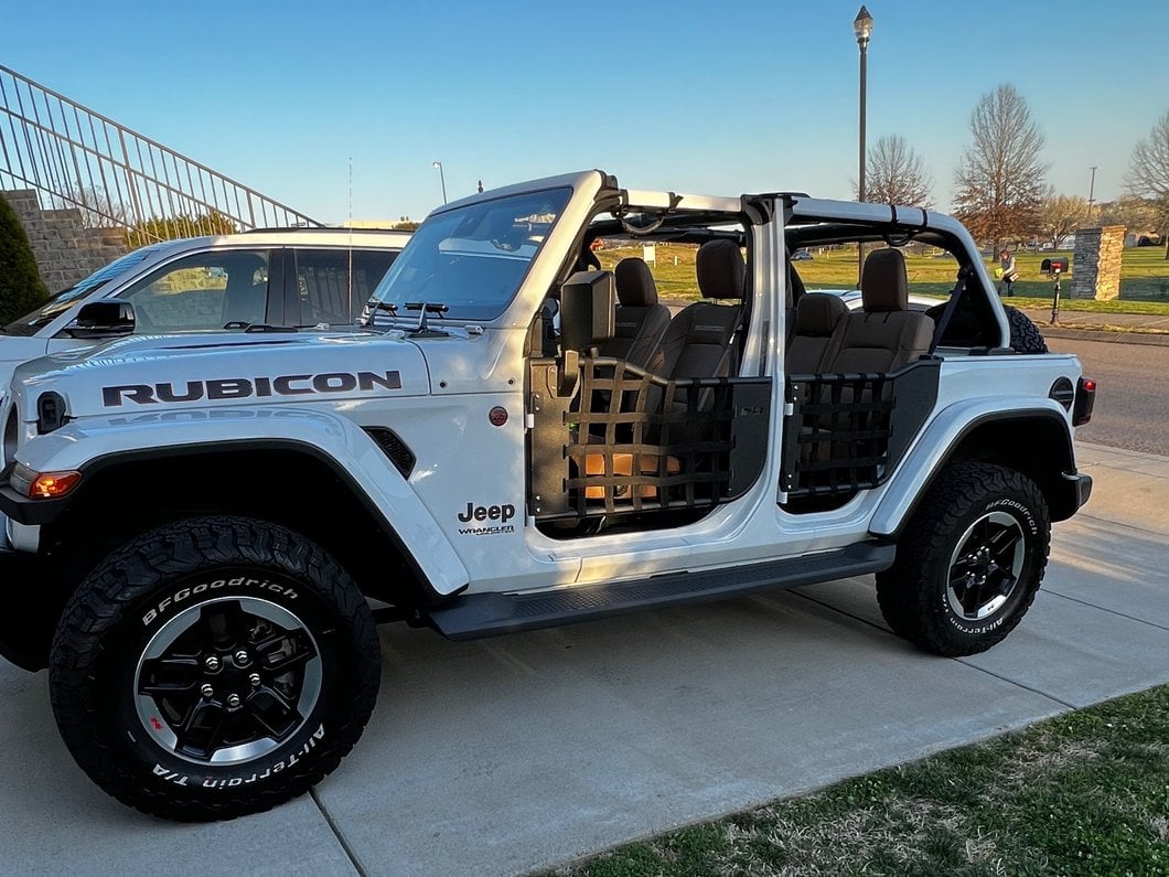 Barricade Tubular Matrix Doors with Mirrors (18-25 Jeep Wrangler JL 4-Door)