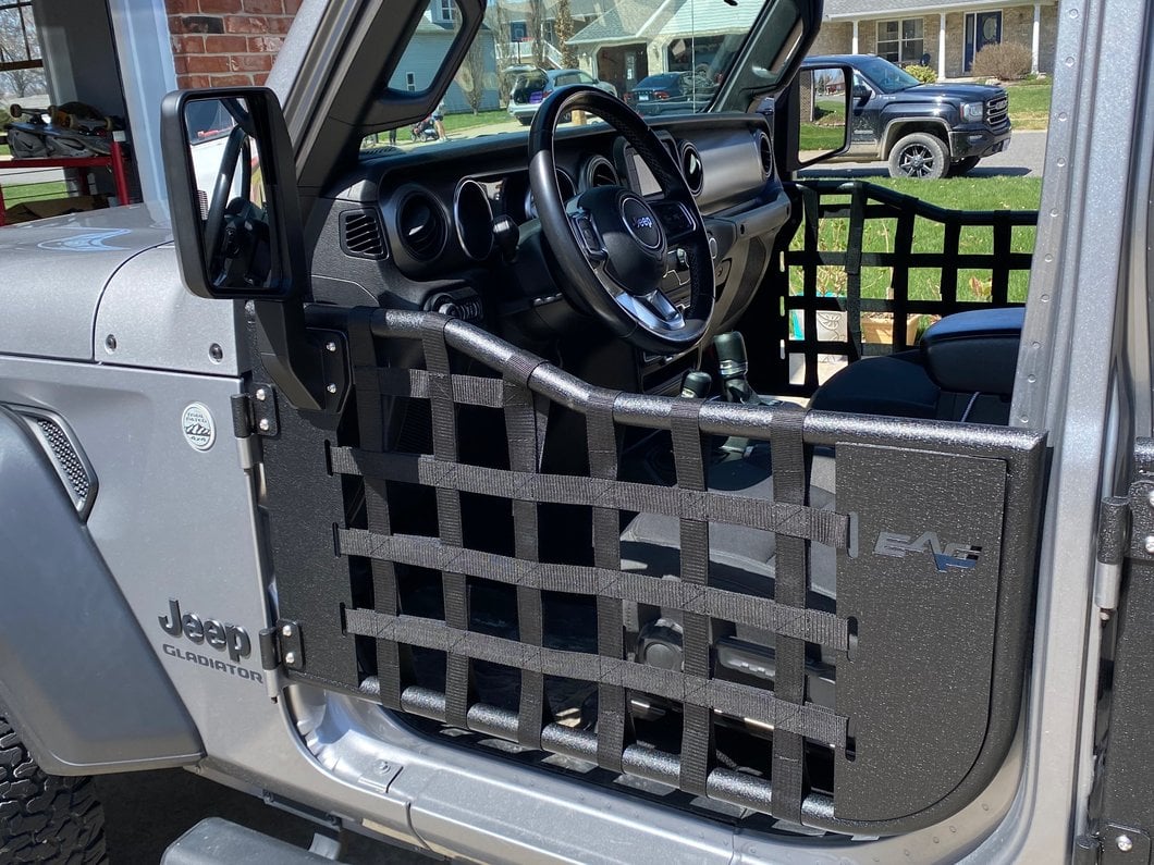 Barricade Tubular Matrix Doors with Mirrors (20-25 Jeep Gladiator JT)