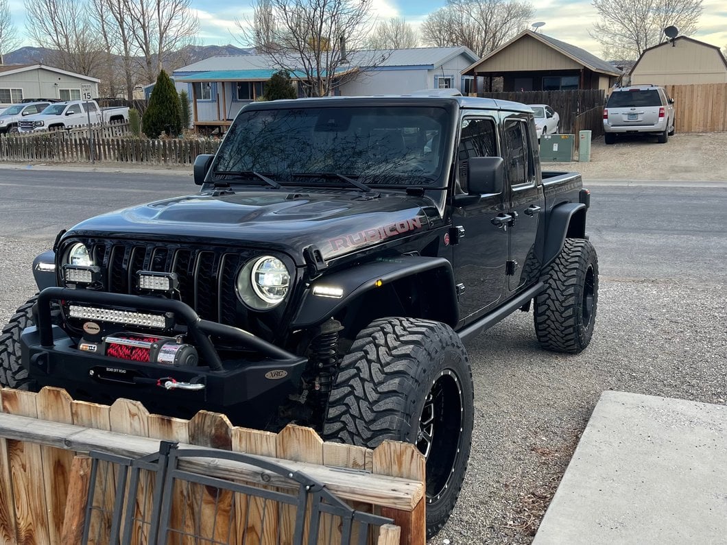 Barricade Tubular Fender Flares; Rear (20-25 Jeep Gladiator JT)