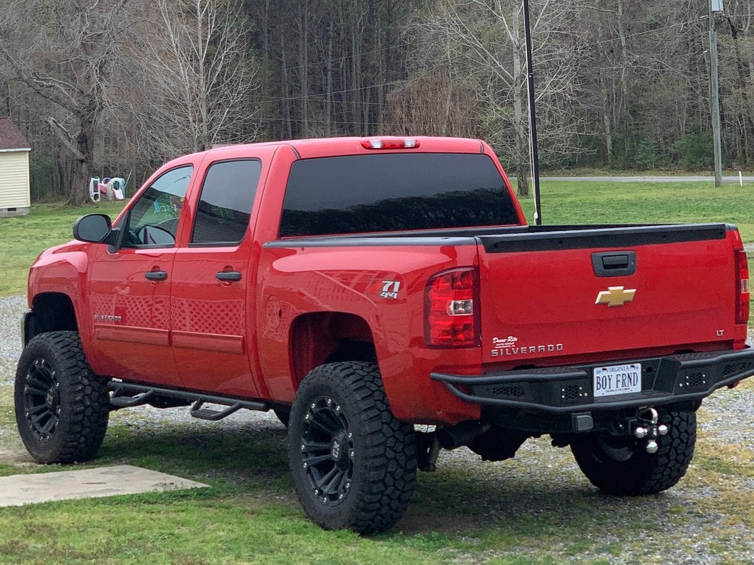 Barricade Pre-Runner Rear Bumper with LED Fog Lights (07-18 Silverado 1500)