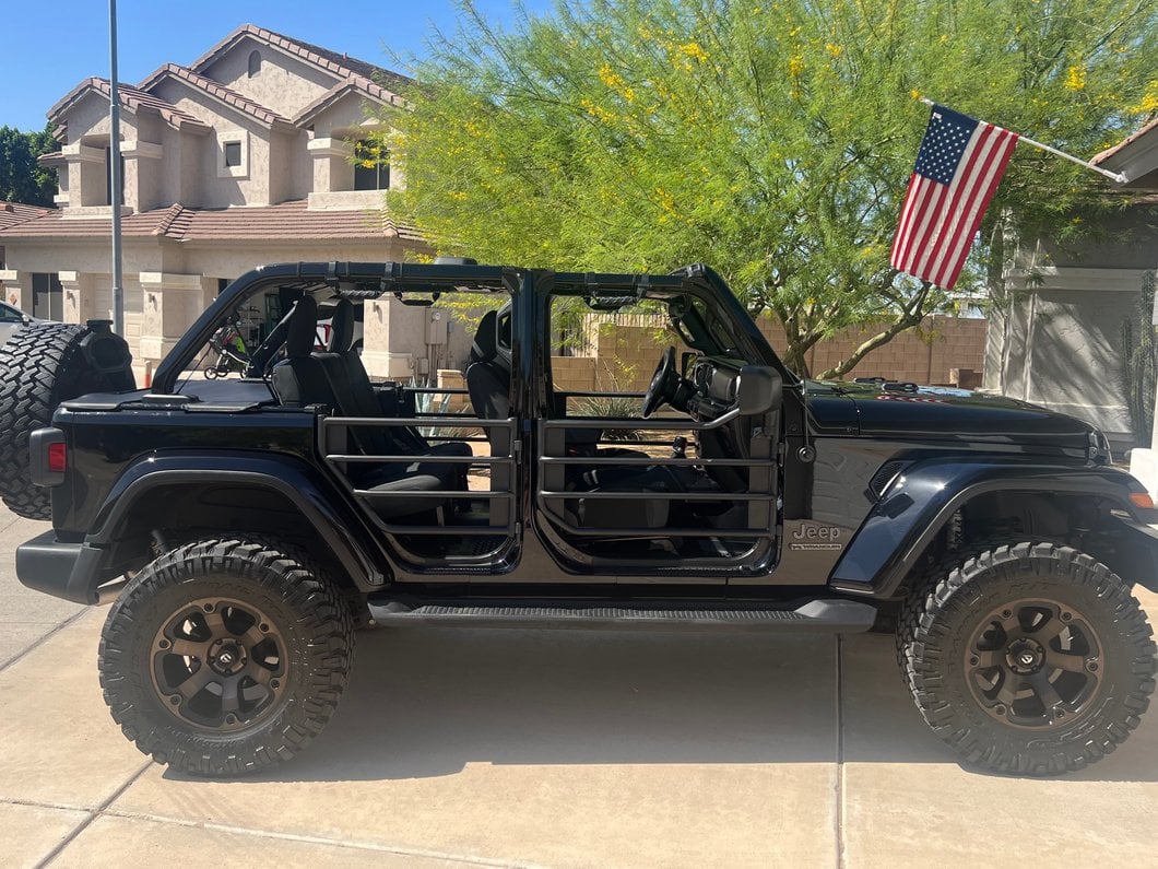 Barricade Tubular Adventure Doors; Rear (18-25 Jeep Wrangler JL 4-Door)
