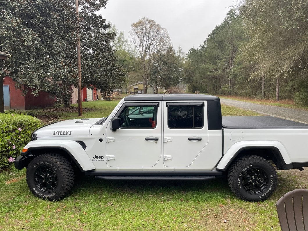 Barricade Rock Sliders; Textured Black (20-25 Jeep Gladiator JT)
