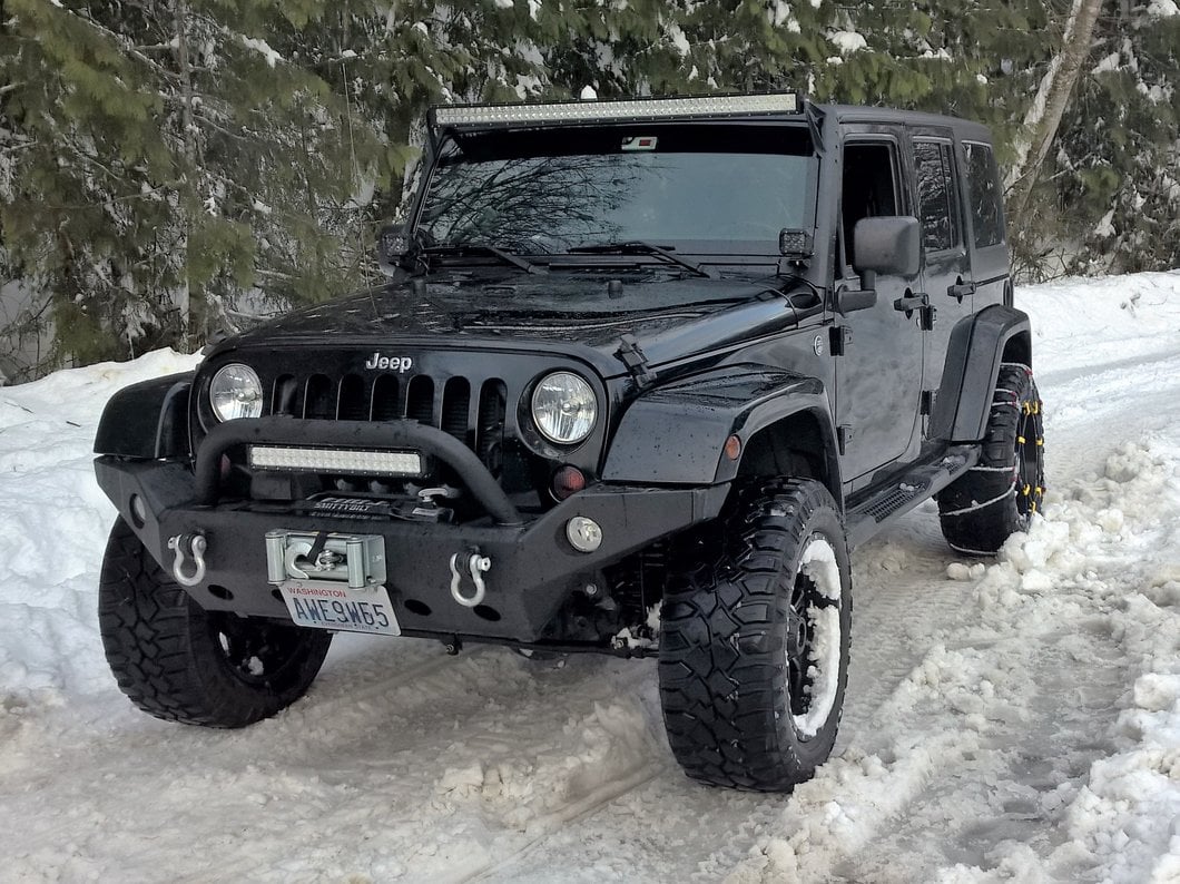 Barricade Trail Force HD Full Width Front Bumper (07-18 Jeep Wrangler JK)