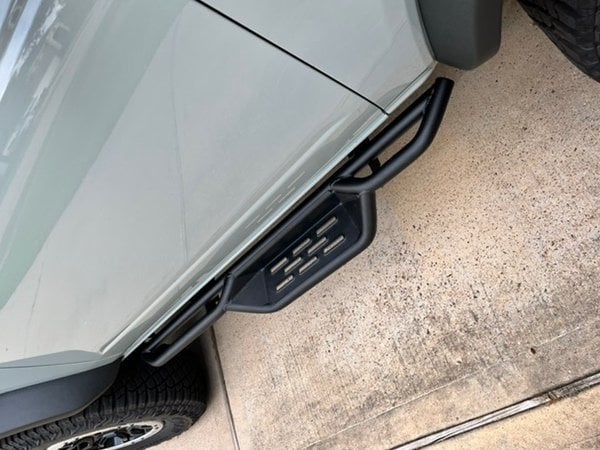 Barricade NB1 Running Boards; Textured Black (21-25 Bronco 2-Door)