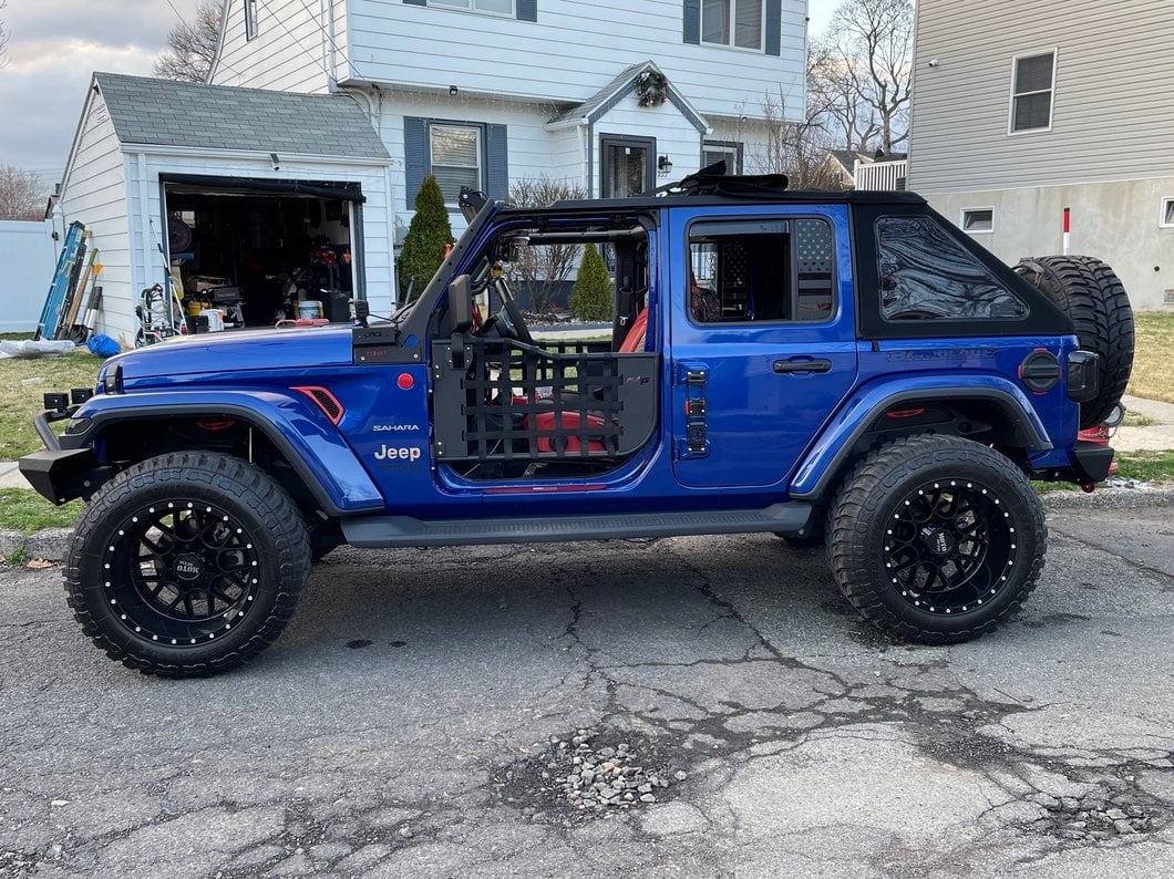 Barricade Tubular Matrix Doors with Mirrors (18-25 Jeep Wrangler JL 4-Door)