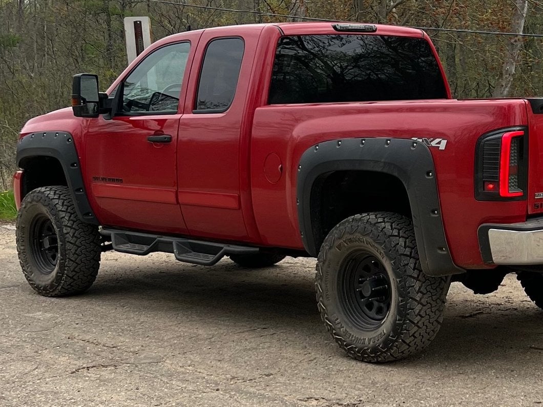 Barricade HD Drop Side Step Bars (07-18 Silverado 1500 Extended/Double Cab)