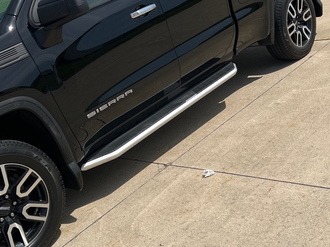 Barricade Pioneer Aluminum Running Boards (19-25 Sierra 1500 Double Cab)