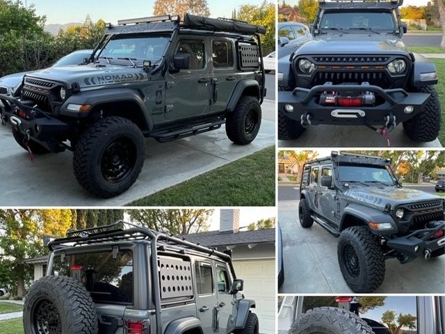 Barricade HD Tire Carrier with Spare Tire Mount (18-25 Jeep Wrangler JL, Excluding 4xe)