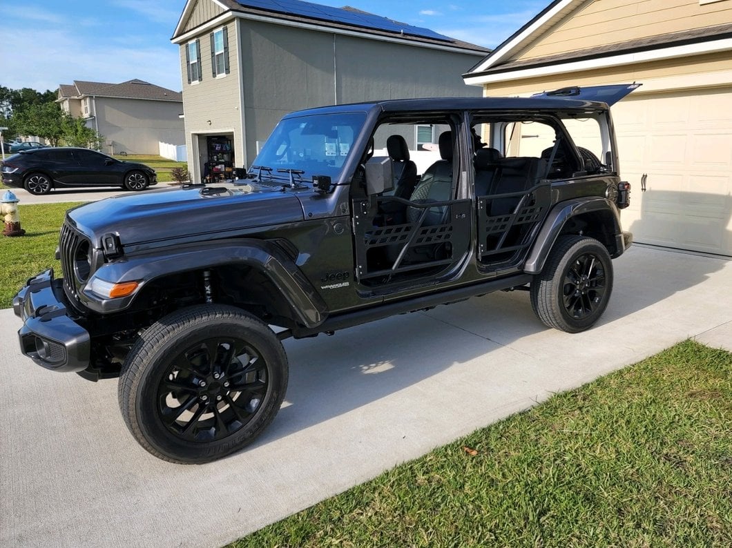 Barricade Tubular Safari Doors with Mirrors (18-25 Jeep Wrangler JL 4-Door)