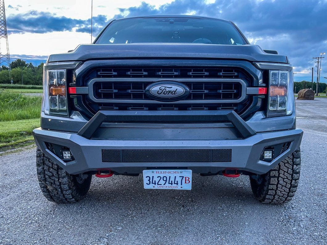 Barricade HD Off-Road Front Bumper with LED Fog Lights (21-23 F-150, Excluding Raptor)