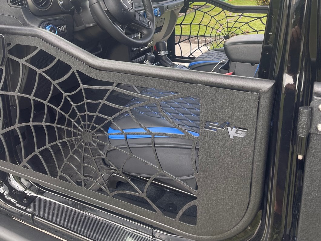 Barricade Tubular Spyder Web Doors with Mirrors (18-25 Jeep Wrangler JL 4-Door)